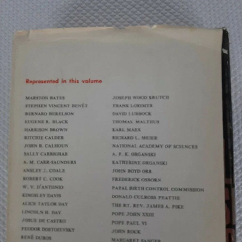 Vintage Book Population In Perspective Population Control Controversial 1968 - Picture 3 of 7